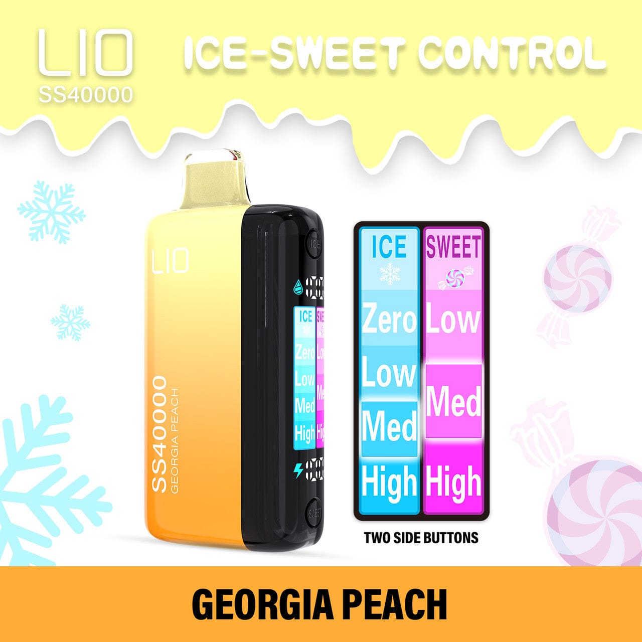 iJoy LIO SS40000 Ice-Sweet Control Disposable