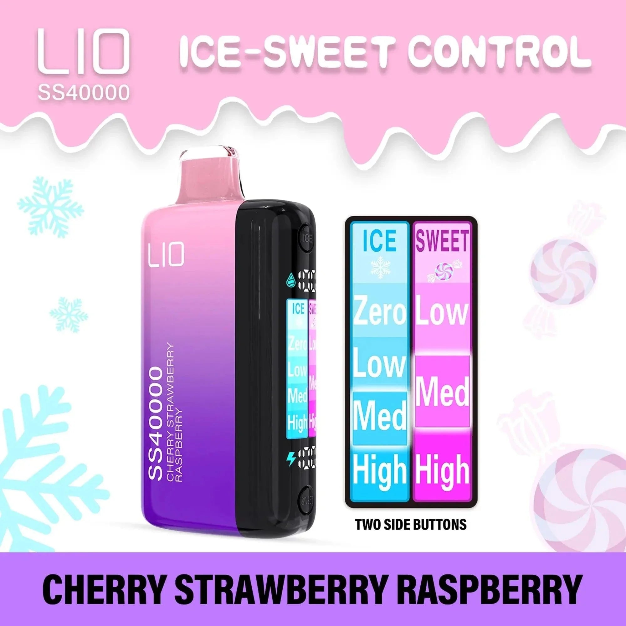 iJoy LIO SS40000 Ice-Sweet Control Disposable