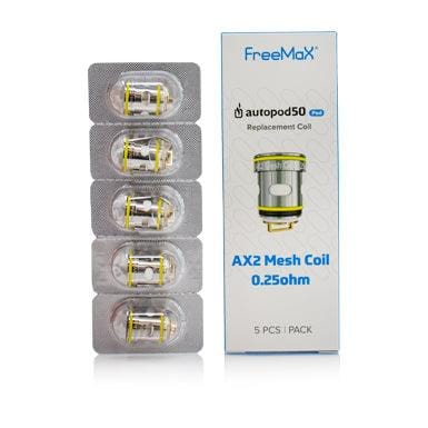 FreeMax AutoPod50 Coils - 0.25 ohm package contents