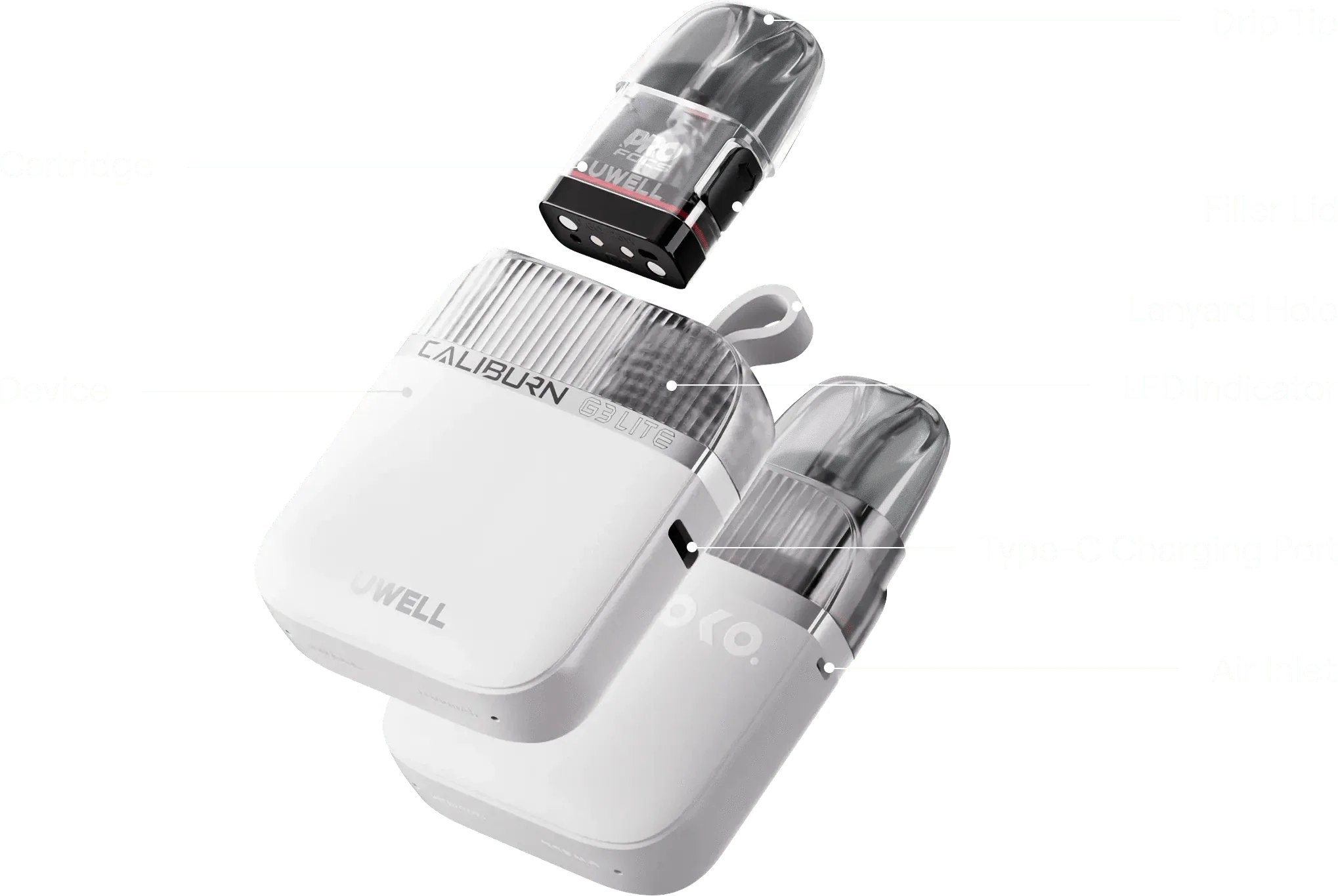 UWELL Caliburn G3 Lite KOKO Pod System